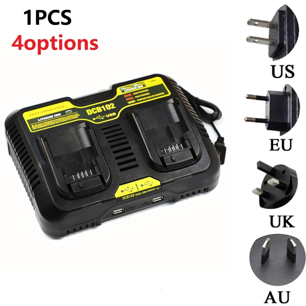 Cargador de batería de litio DCB102 para Dewalt, 12V, 20V, DCB104, DCB118, DCB119, DCB112, DCB105, DCB100, DCB101, DCB204|Piezas para herramientas| - AliExpress