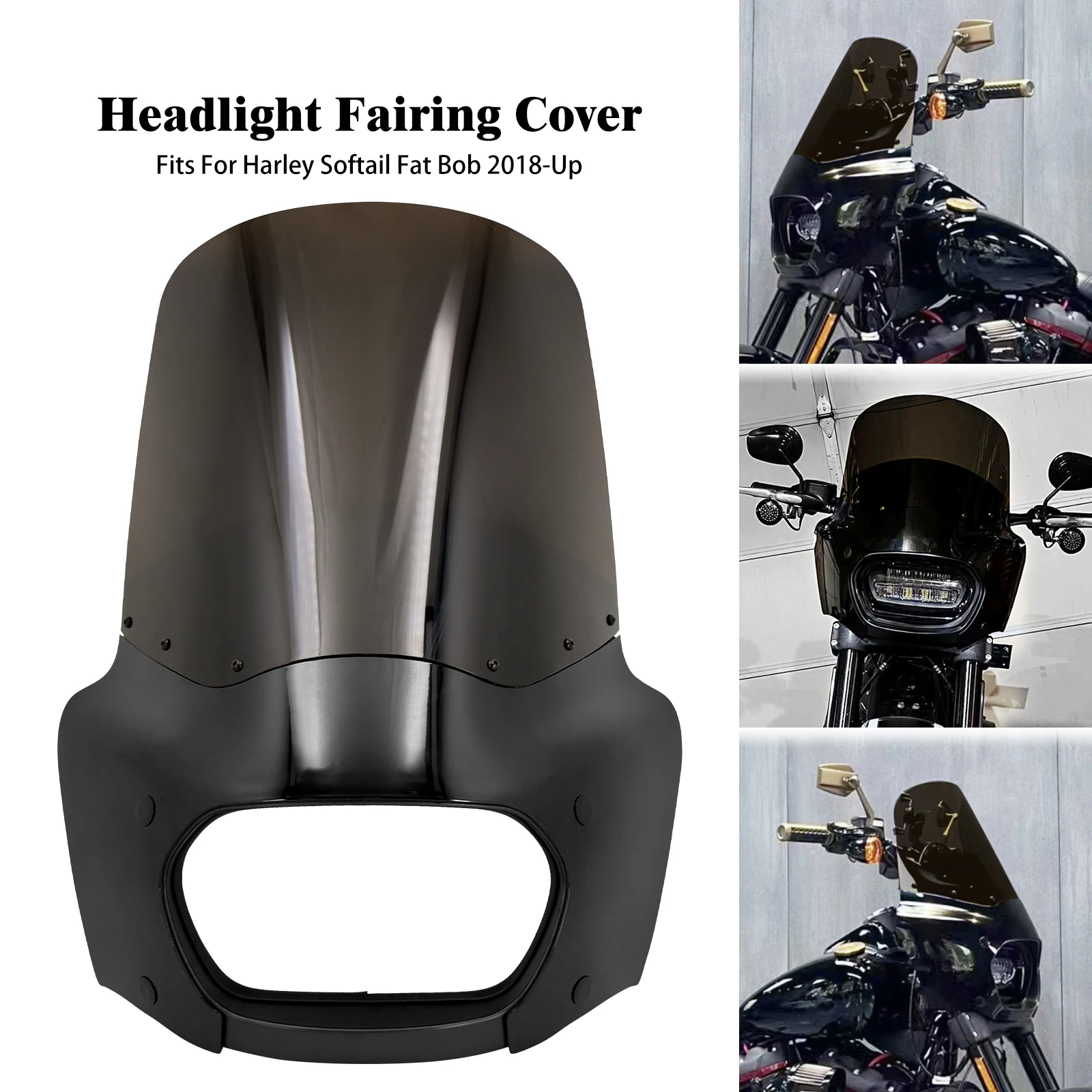 

Фонарь передний для мотоцикла, 15 дюймов, для Harley Softail Fat Bob FXFB FXFBS 2018-2022 2023 2024
