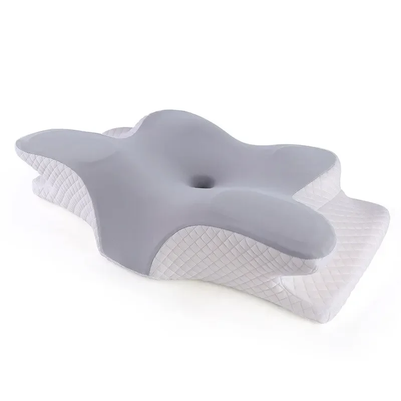 Memory Foam Pillows Butterfly Shaped Relaxing Cervical Slow Rebound Neck Pillow Pain Relief Sleeping Orthopedic Pillow Beding 6