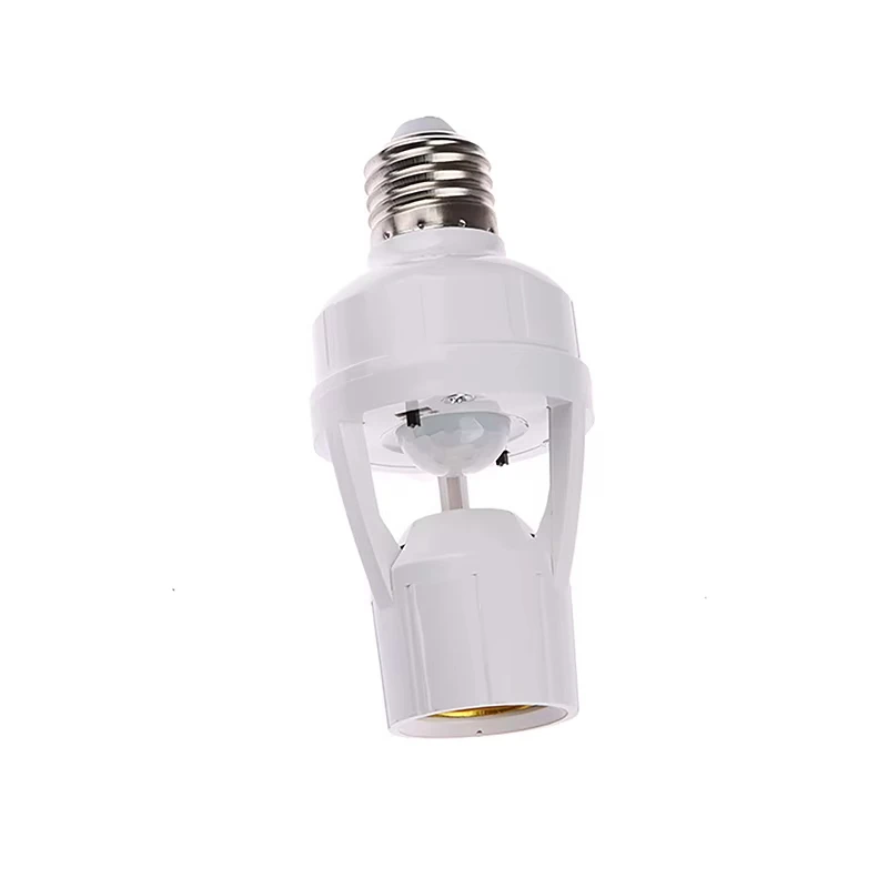 Smart E27 PIR Motion Sensor Light Switch 110V 220V Detector Base Lamp Holder Lux Time Delay Adjust Control Bulb Socket