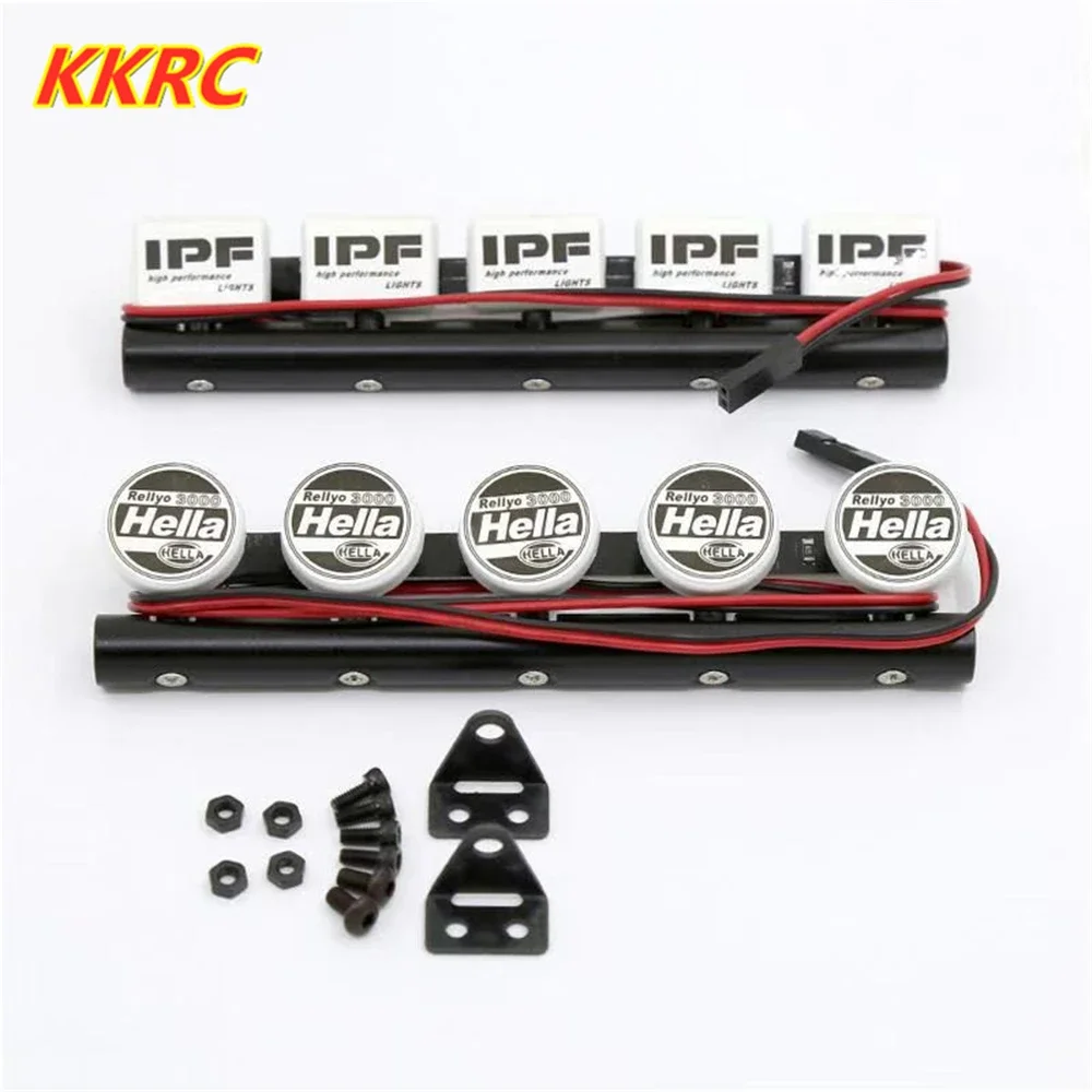 GGRC, 1 комплект, радиоуправляемая лампа, Φ Bar 1/10 Crawler Traxxas лампа для крыши автомобиля TRX4 для Axial SCX10 90046 RC4WD D90