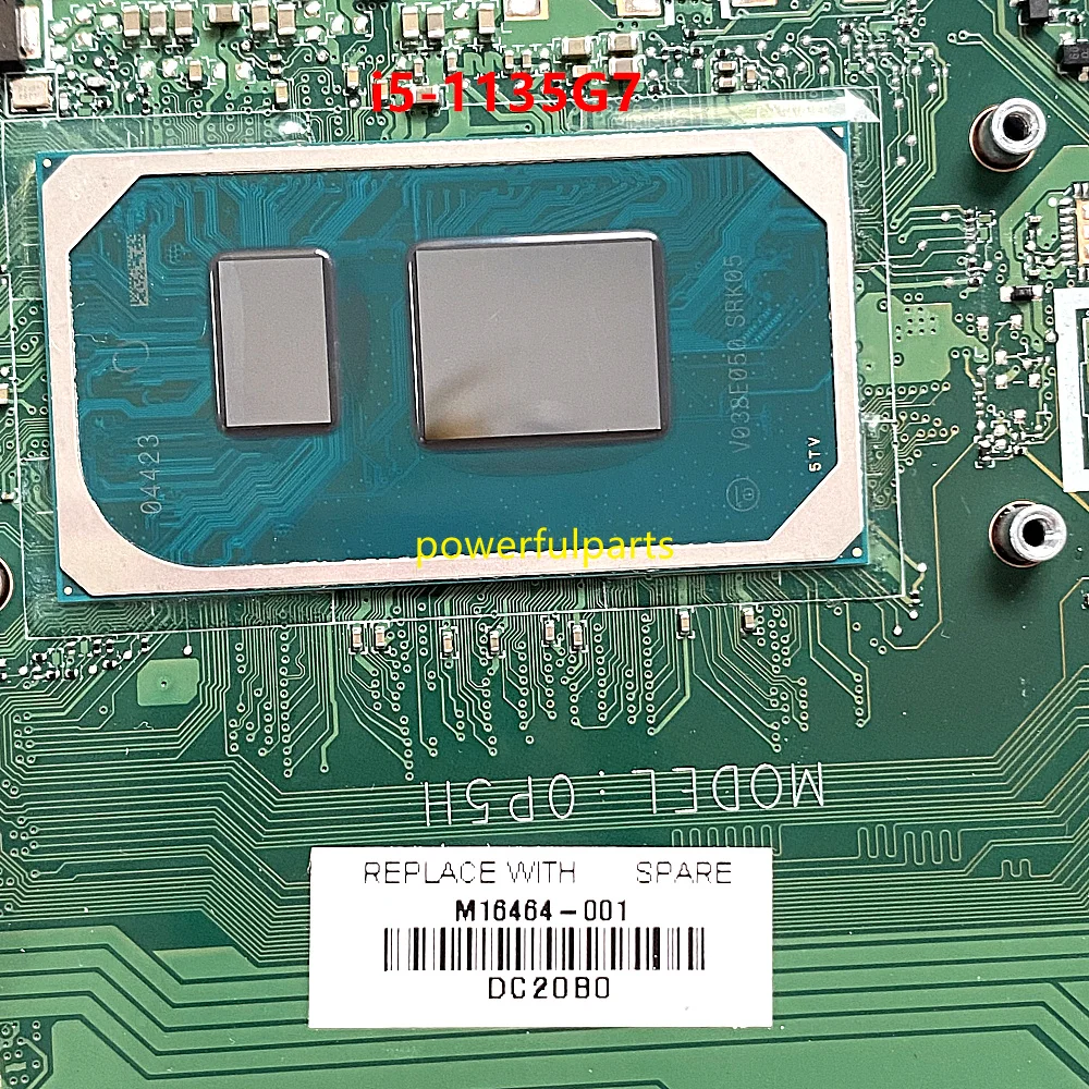 Véritable HP 15S-EQ Carte Mère Carte Principale AMD Ryzen 7 5700U