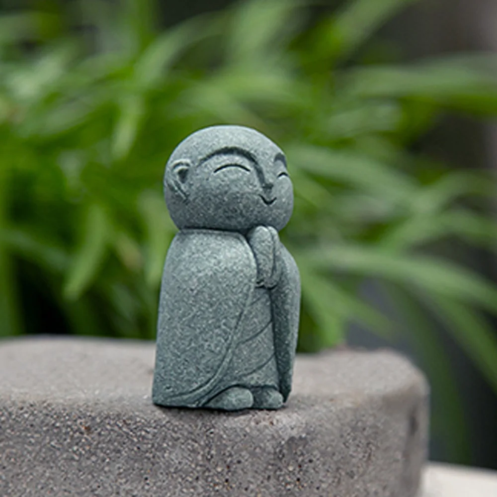 Figura di Buddha Statua di Buddha in arenaria mini in oro da 10 stili in Thailandia, decorazione for la casa Fengshui, for acquario, for ufficio Figura decorativa del Buddha (Color : G9