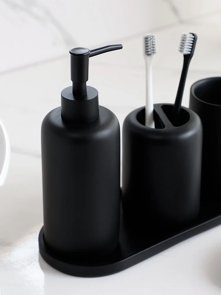 https://ae01.alicdn.com/kf/S24e31e5b4641448ab03840be8600c135P/Premium-Black-Bathroom-Accessories-with-Soap-Dispenser-Toothbrush-Holder-Soap-Dis-Tumbler-Tray-Home-Decor.jpg