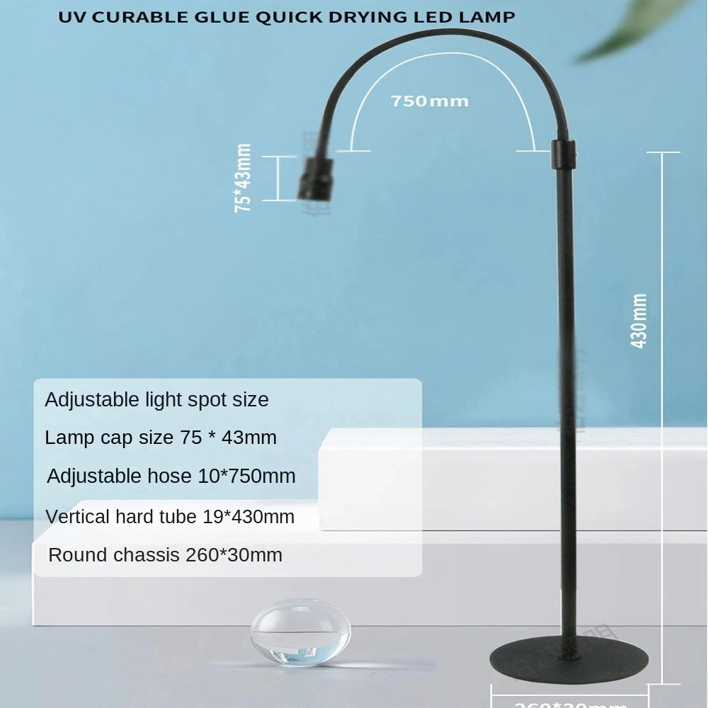 UV Colloidal Curing Lamp With Foot Switch Floor Lamp Manicure Nail Dryer Curing Lamp Gel Varnish Eyelash Glue Curing Lamp