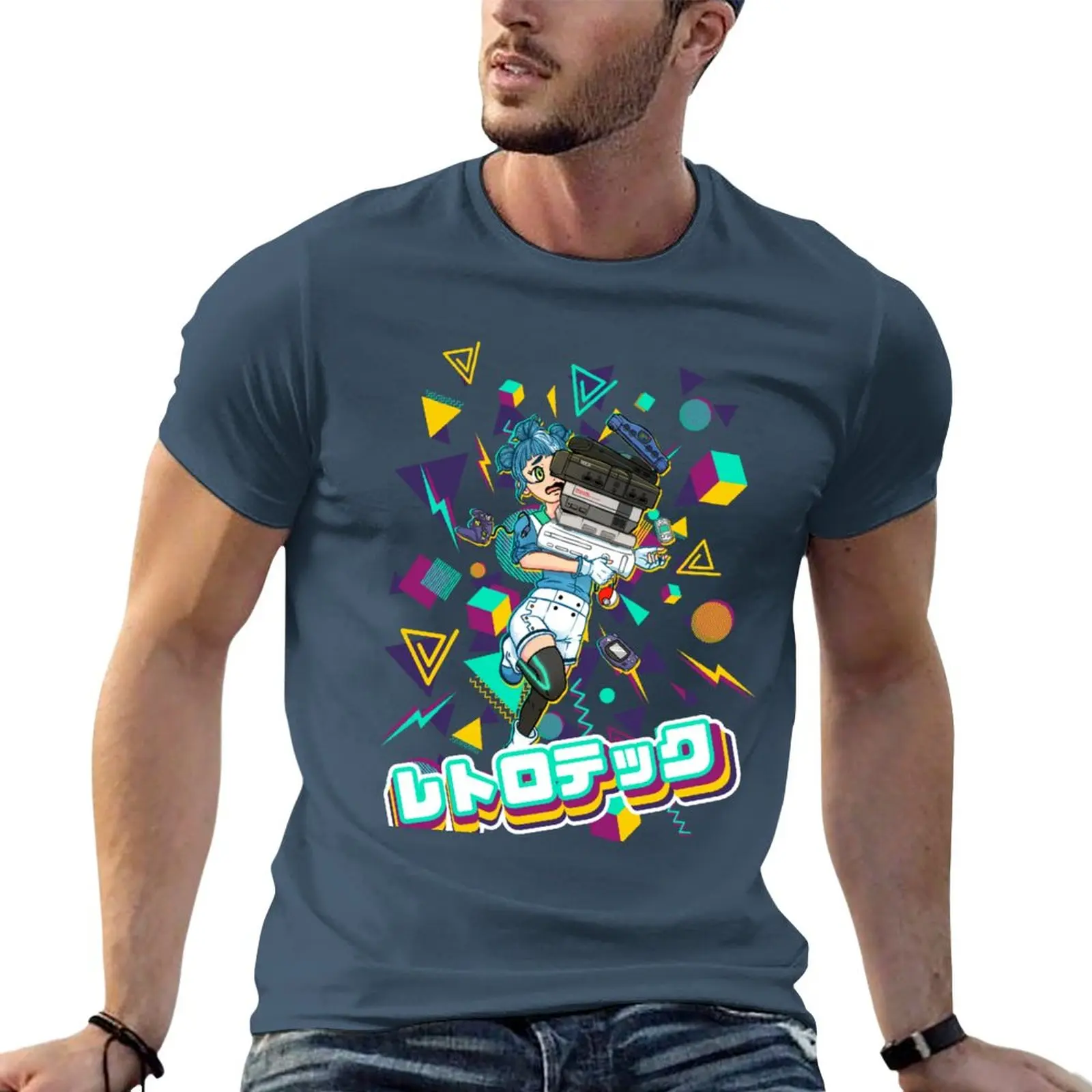 

New godette - Retrotech T-Shirt plain t-shirt blank t shirts mens plain t shirts