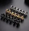 1 Pair/9 Pairs Non-Piercing Earrings Stainless Steel Clip On Hoop Earrings For Men Women Paved CZ Ear Clip Earrings Set 3