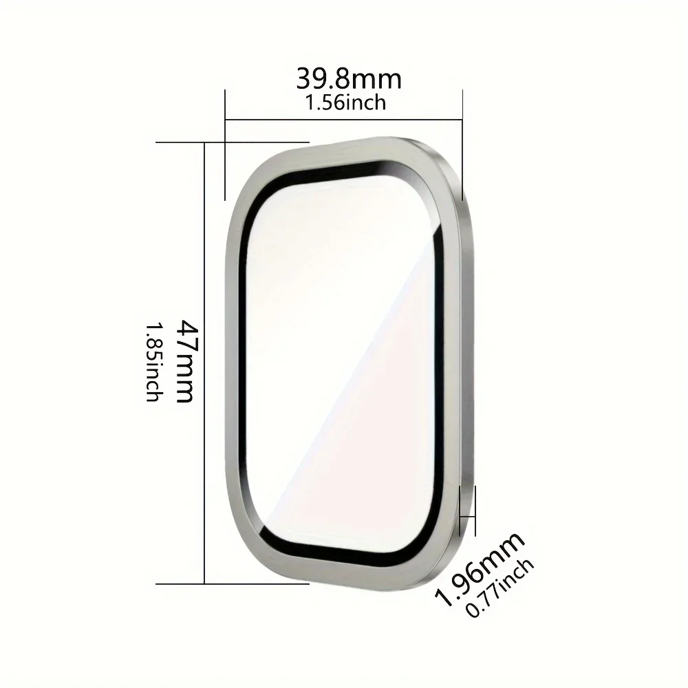 HD-Metall-Hartglas für Apple Watch Ultra2 Ultra3 49 mm, Displayschutzfolie, kratzfeste Stoßstange, Vollfolie für IWatch Ultra 49 mm – Detail 13