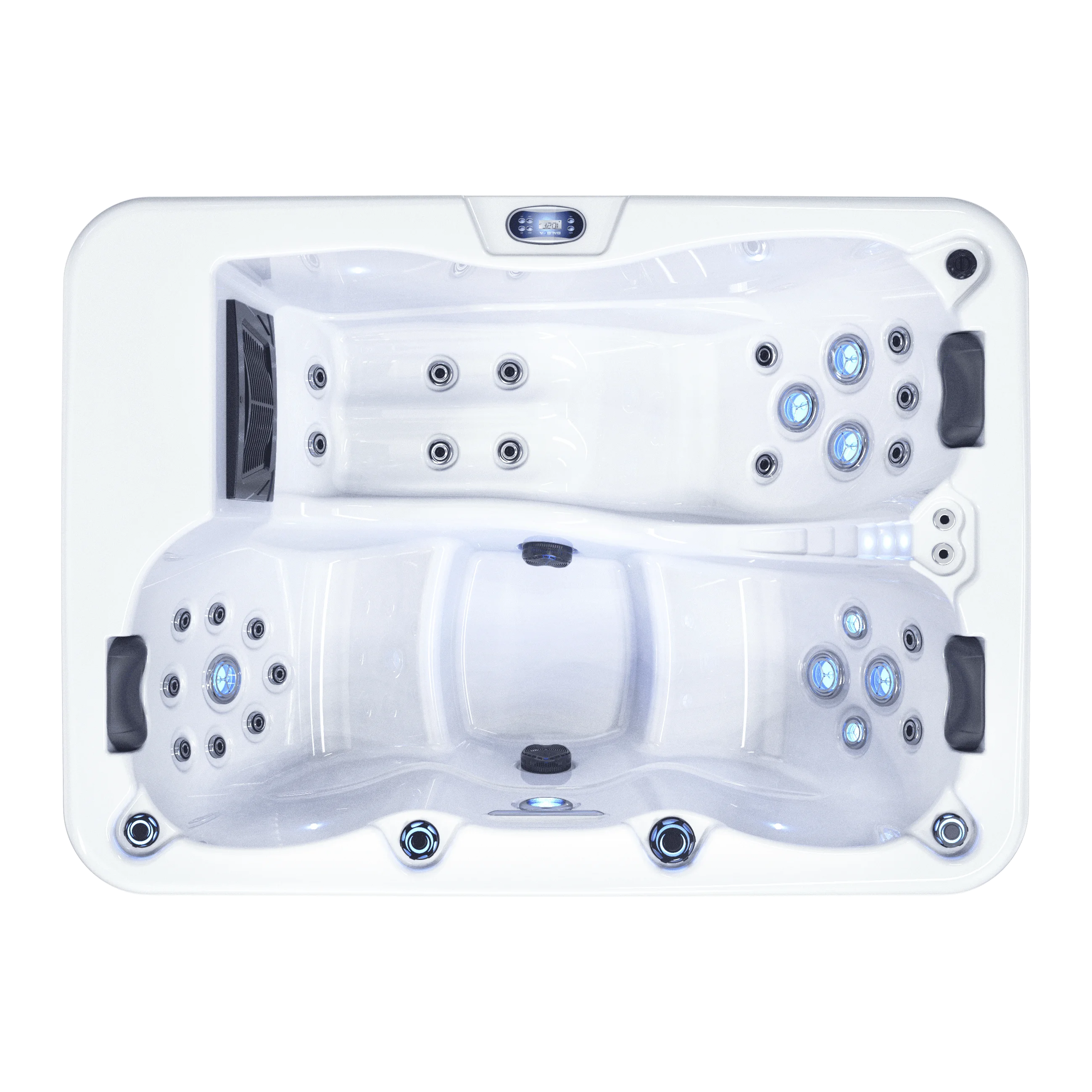 3-Person Luxury Outdoor Spa Jacuzzier Hot Tub from Manufacturer Wholesale Party Gazebo Application for Hotels and Villas 2