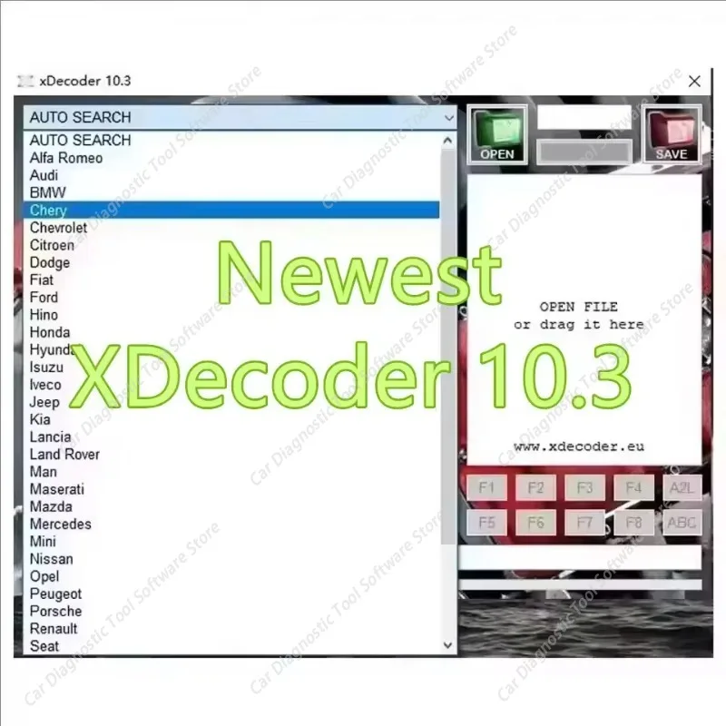 Newest XDecoder 10.3 DTC OFF Tool - Error Code Delete Software for Cars ...