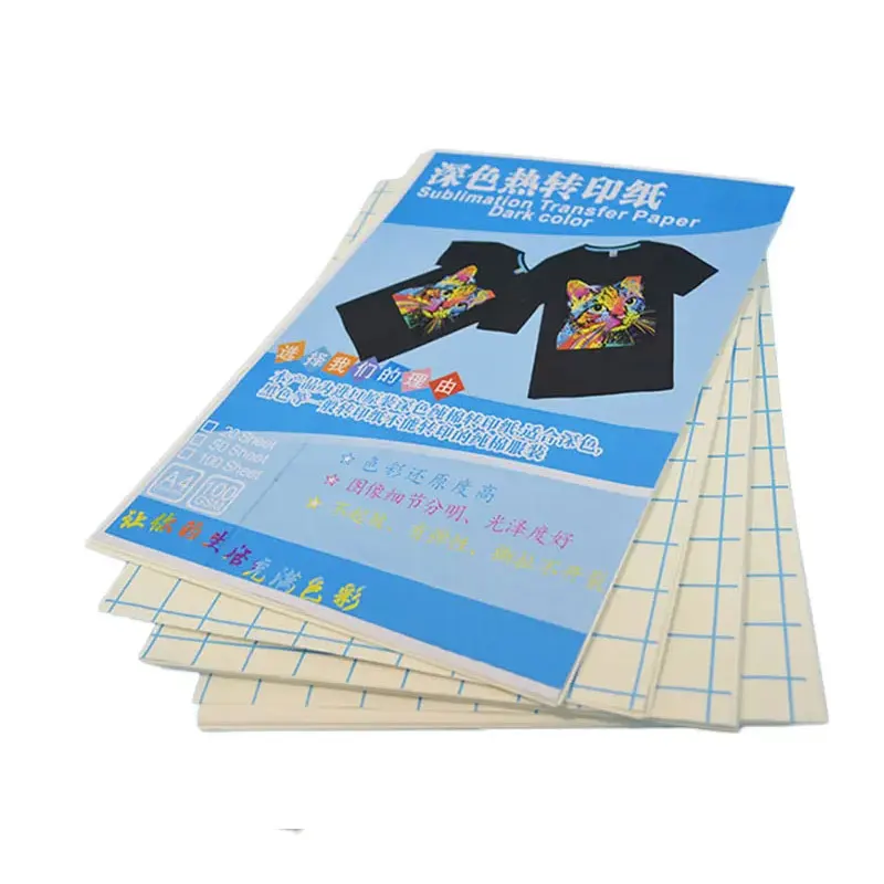 

A4 Sublimation Heat Transfer Paper for Inkjet Printer Cotton Polyester T-Shirt Clothes Fabric Phone Case DIY Design Printing