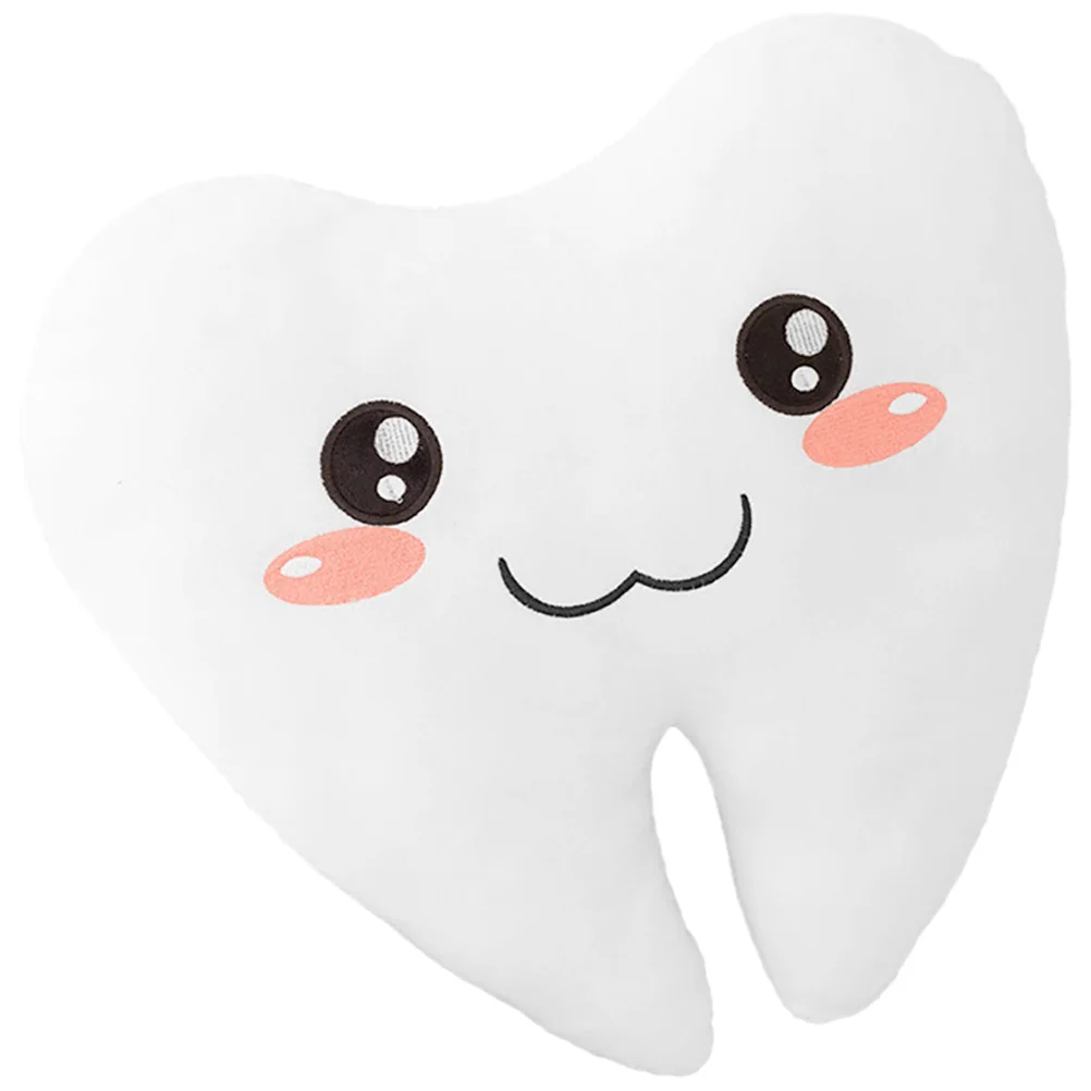 

Cute Hugging Pillow Tooth Shaped Stuffed Toy Stuffed Throw Pillow for Bedroom