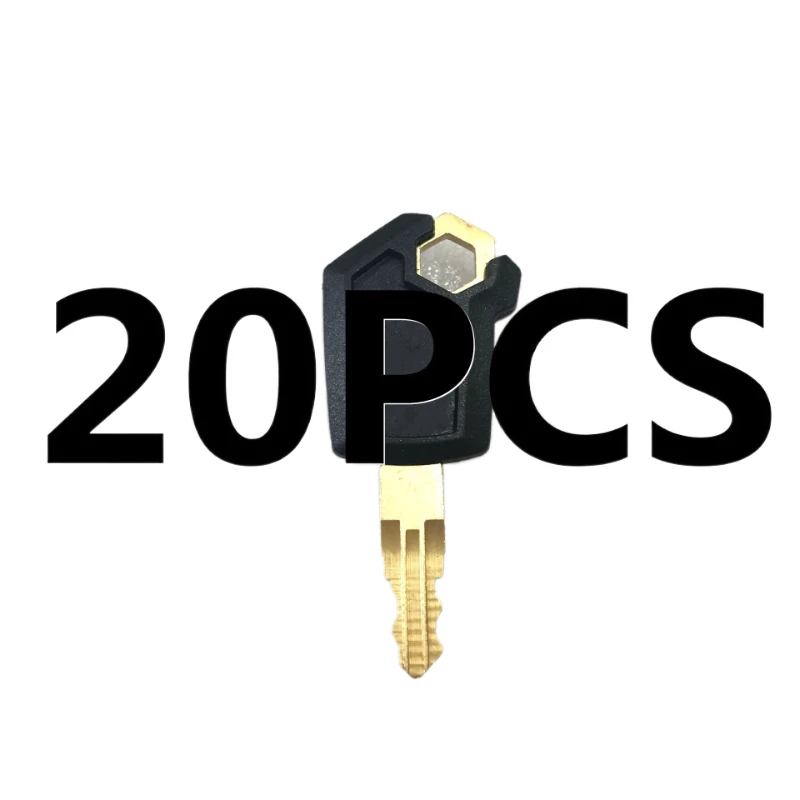 

20 Pcs Copper Key For Caterpillar Heavy Equipment Ignition Loader Dozer Digger Key 5p8500 For Cat