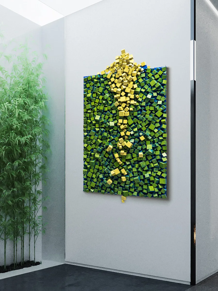 

Простая Современная креативная картина ручной работы, картина для украшения дерева, трехмерная абстрактная подвесная картина