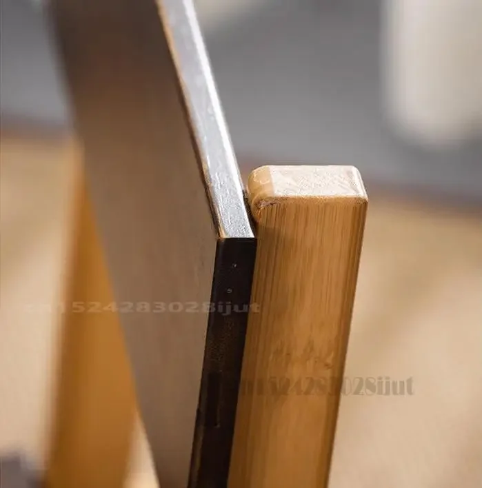 Bamboo Legless Chair, Tatami Floor Backrest, Japanese Style Zen Seat-Eco-Friendly Living Room Furniture, LED Desk Lamp