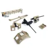 Desert Yellow M1A2 Abrams TUSKI RC Tank Metal Upgraded Part for HENG LONG Tamiya Plastic DIY Toys Army Car HL CS Remote TH21993 6
