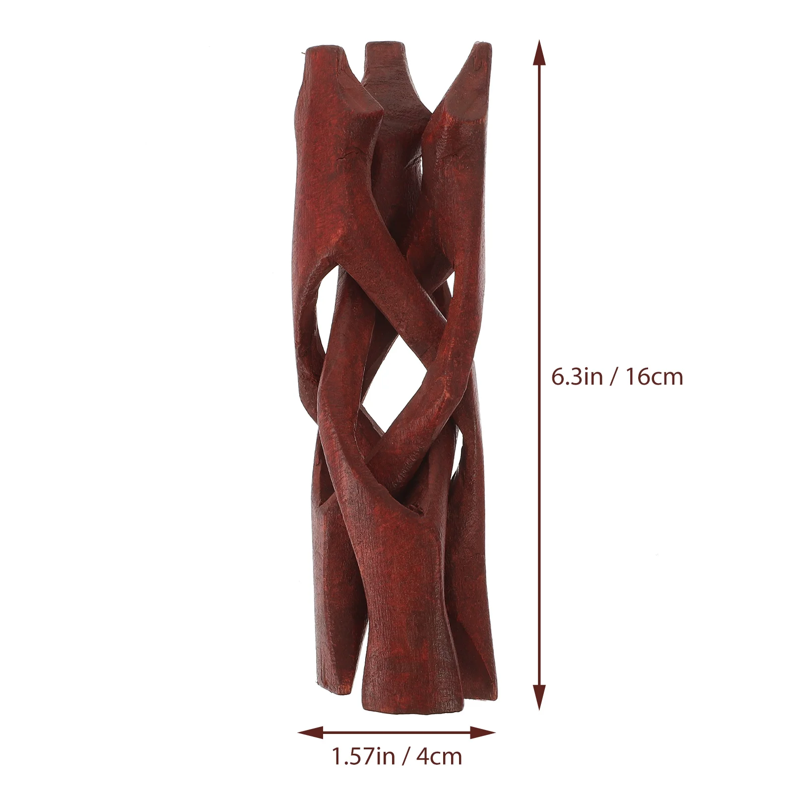 Wooden Tripod Stand Snake Shape Abalone Shell Holder Solid Indoor Display Rack Multipurpose Home Decor Gift