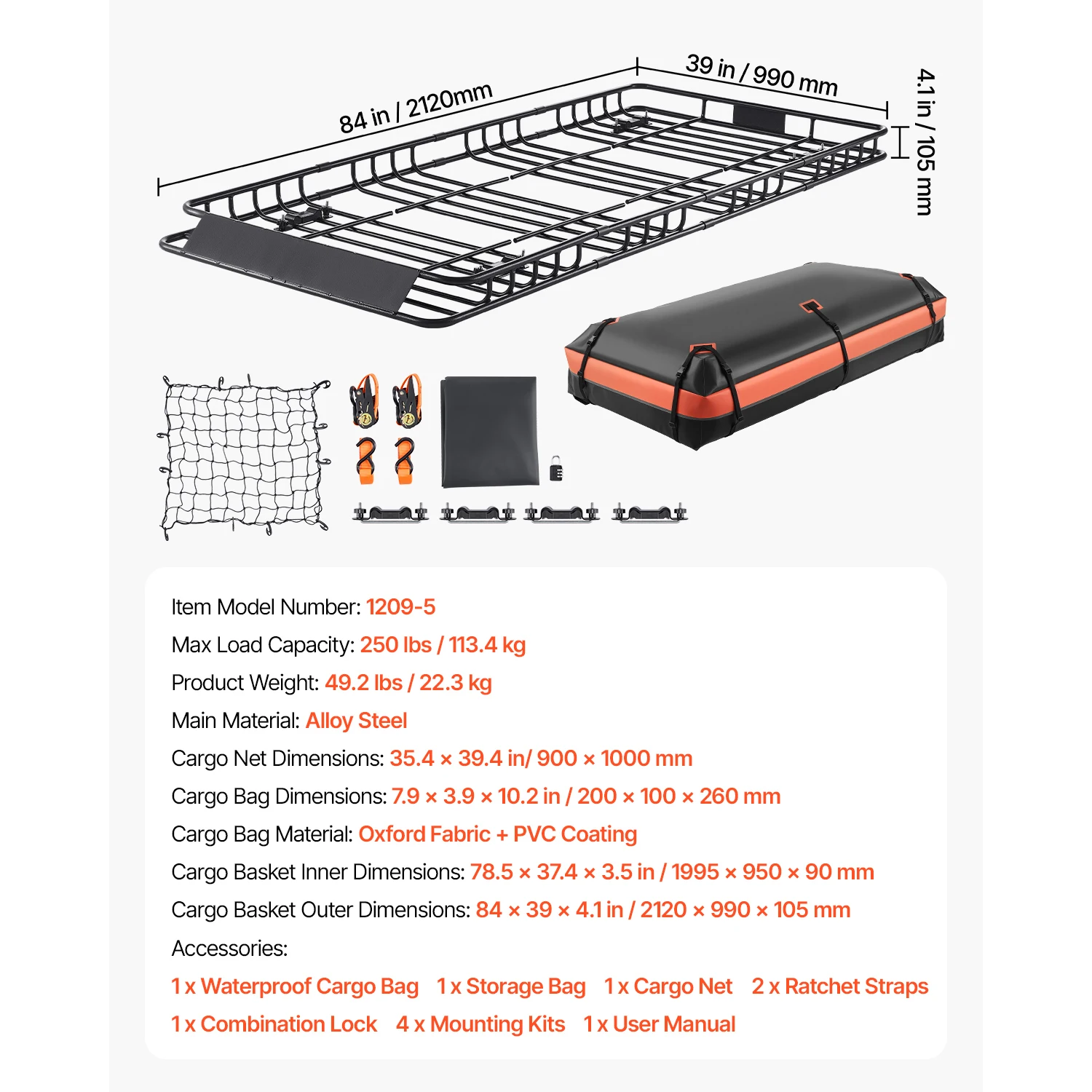 Callan Racks Cargo 200LB Capacity Roof Rack 51
