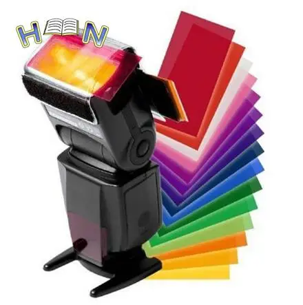 Jetting 12 Pcs Universal Flash Speedlite Color Gel Filter Kit Diffusore Di Illuminazione Per Canon 600Ex 580Ex Ii 430Ex 320Ex 270Ex Mdau