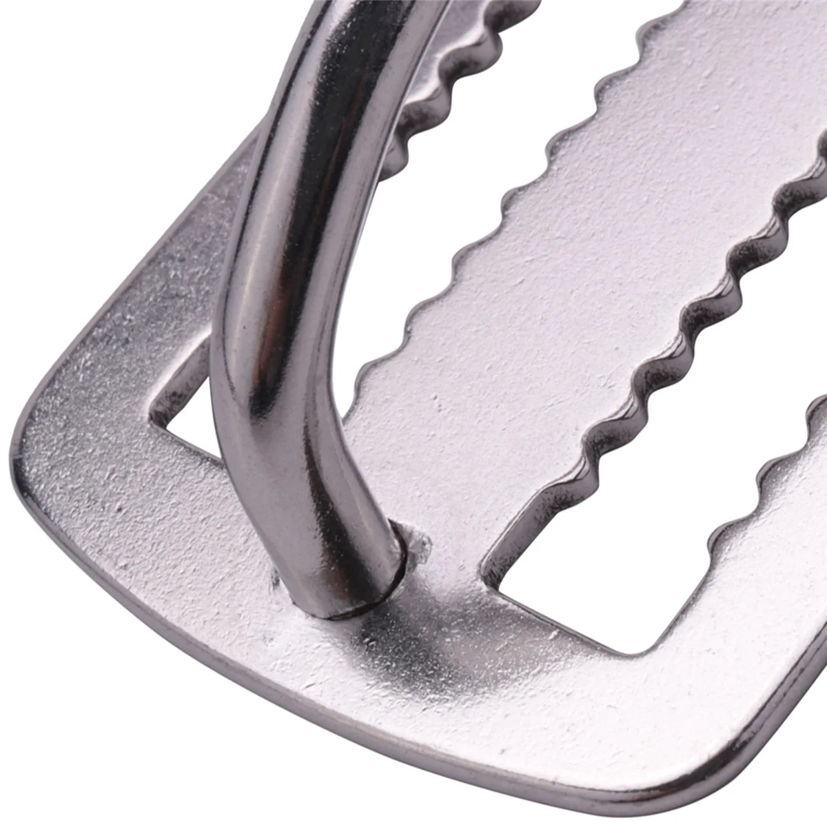 BAAU 6X 316 Stainless Steel D Ring Buckle Scuba Diving Weight Belt Keeper for 5cm Weight Belt Surfing Swimming Sport