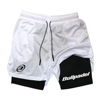 New Men's Padel Sport Shorts Summer Male Breathable Tennis Shorts Quick-Drying Badminton Trousers Outdoor Running Sportwear 1