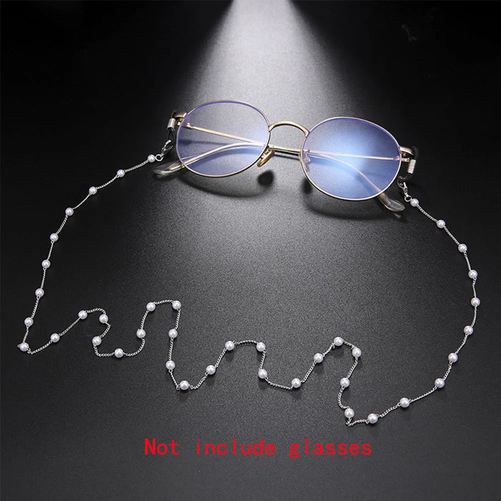 

Eyewear Accessories Anti-slip Sunglasses Necklace Cord Holder Mask Lanyard Mask Anti-lost Rope Glasses Chain Pearl Neck Strap