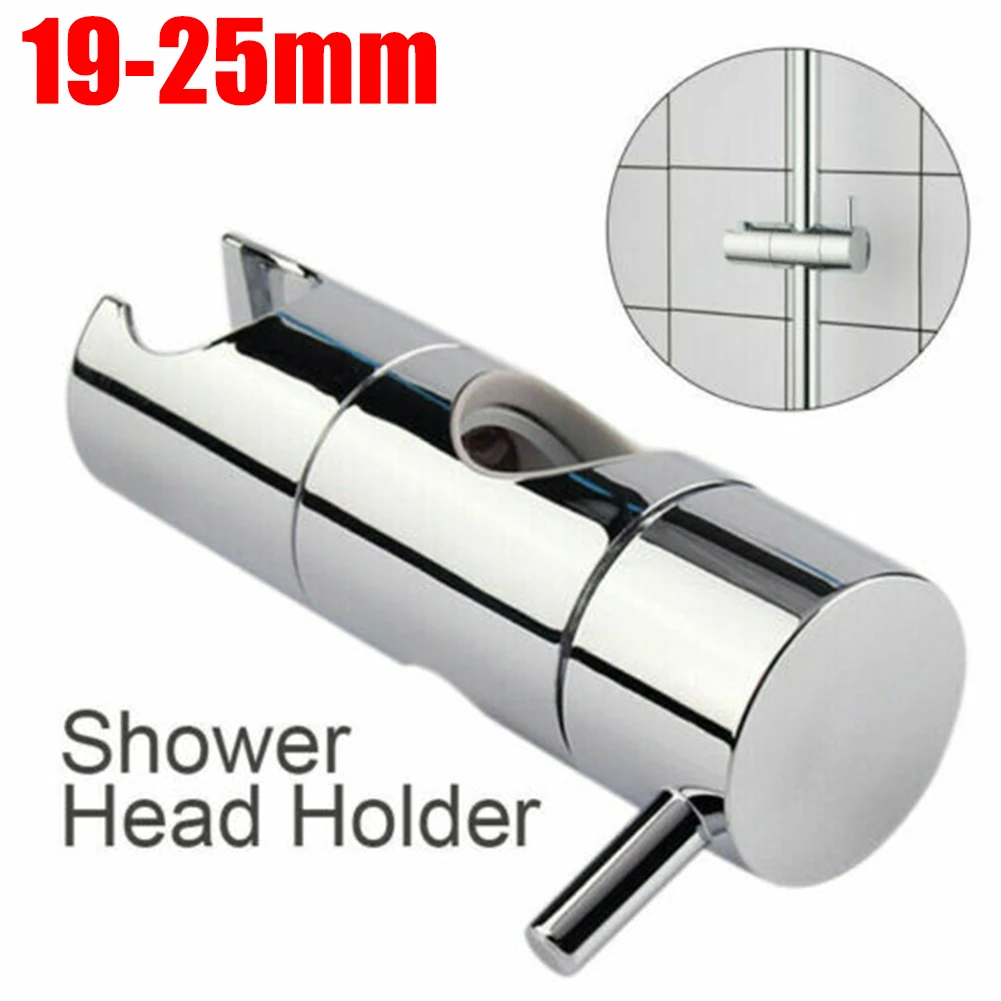 Description Picture 3 of item19/20/22/24/25mm ABS-Chrome Shower Head Holder Adjustable Riser Bathroom Rail Bracket Slider Bathroom Faucet Parts Tool Dropship