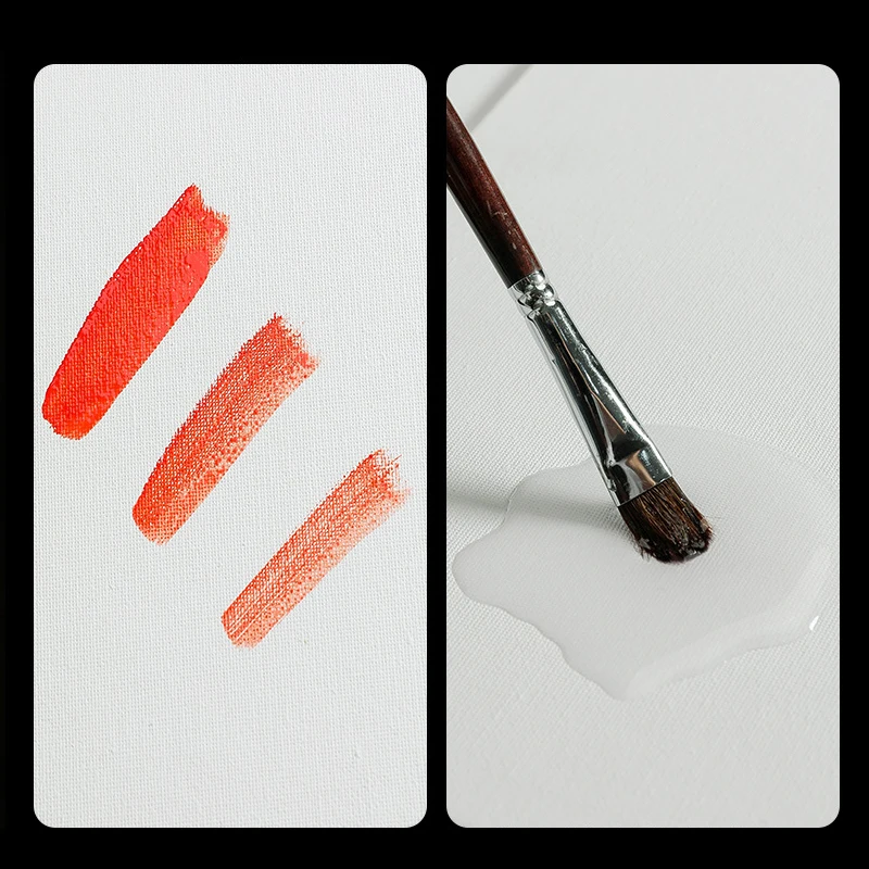 Canvas Board For Painting Cotton Blank Primed White Suitable For Gouache Watercolor Acrylic Oil Painting Art Supplies HB-03 5pcs