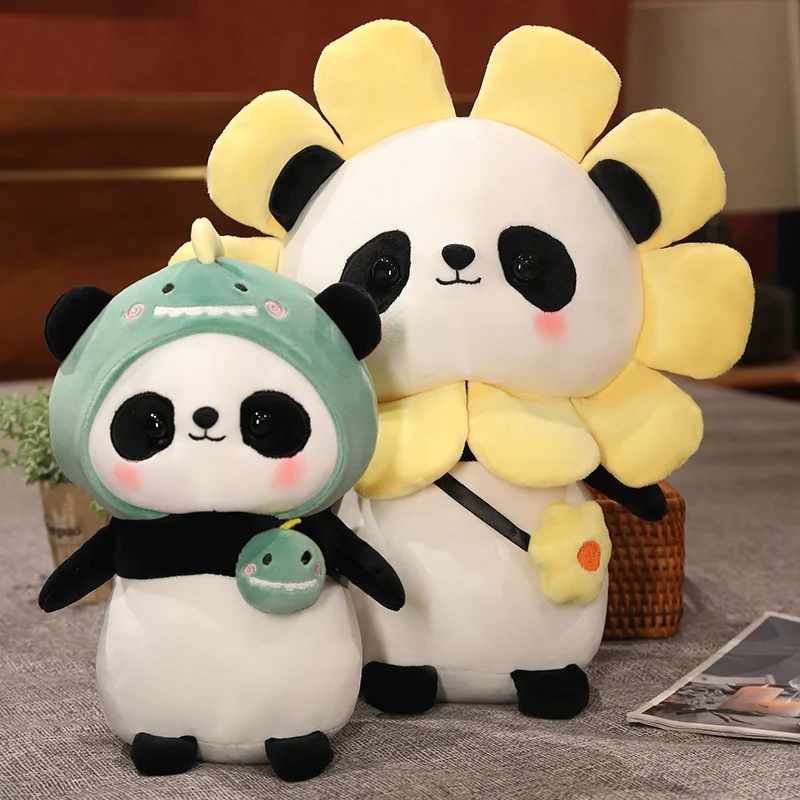Cute Panda Plush Toy Soft Stuffed Animal for Kids