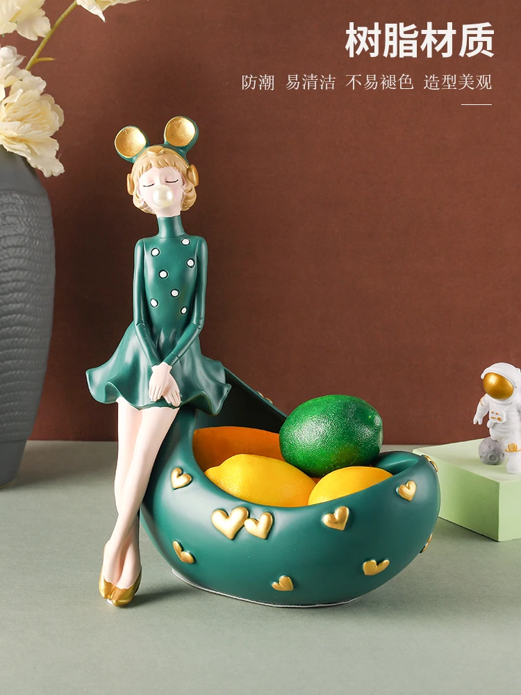 

Entry foyer key storage ornaments home living room TV cabinet coffee table tabletop decoration تحف كبيره للمنزل