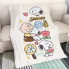 Blankets for Decorative Sofa Blanket Bed Snoopy Fluffy Plaid Luxury Bedding Blankets and Throws Picnic Throw Blanket King Size 1