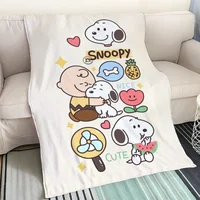 Blankets for Decorative Sofa Blanket Bed Snoopy Fluffy Plaid Luxury Bedding Blankets and Throws Picnic Throw Blanket King Size 1