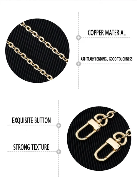 Bag Chain for LV Pochette Accessoires Coach Bags Strap Extension Pearl Chain  Extensio Handbag Belt Bag Strapn Bag Accessories - AliExpress
