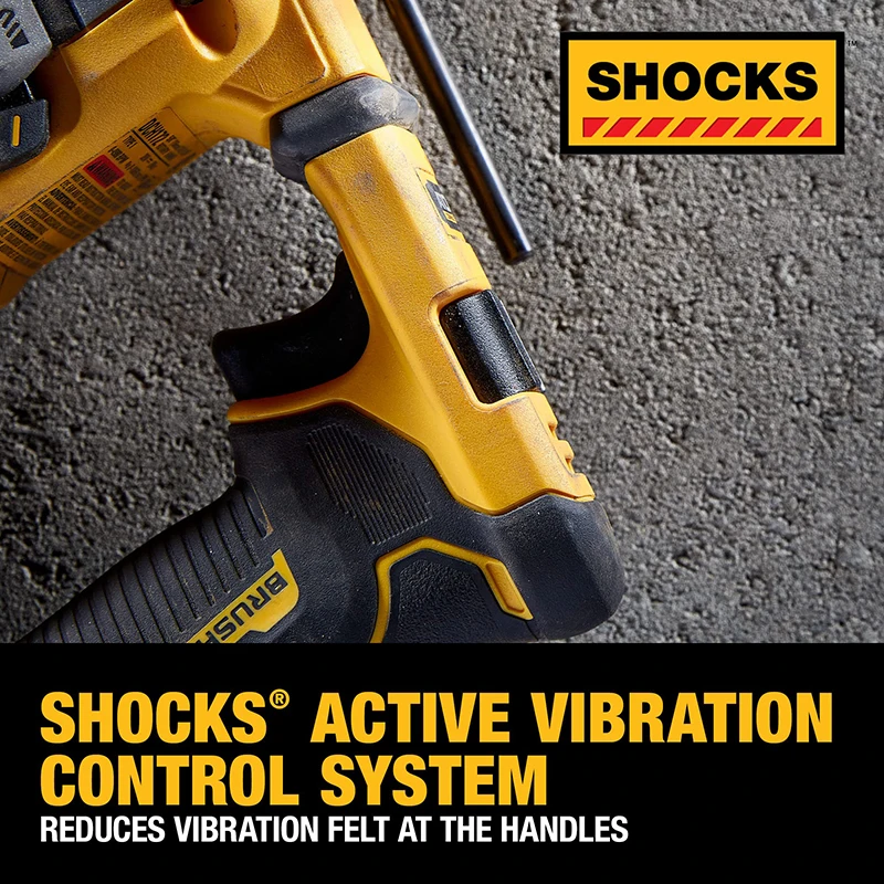 Фото Dewalt DCH172 20V MAX SDS PLUS беспроводной роторный молоток 5/8 дюйма Комплект молотков с литий-ионной батареей штамповочная машина №5