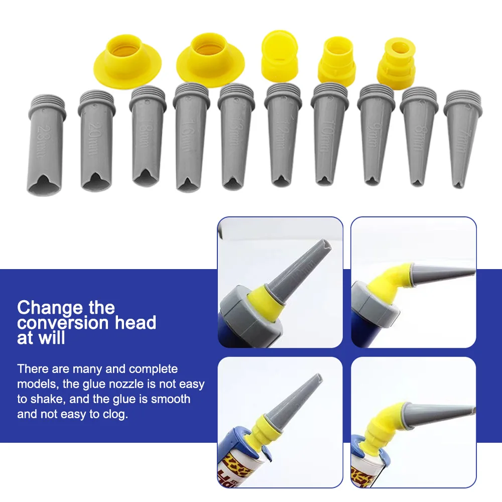 Caulking Tools 15 Pcs Caulk Finisher Kit Connection Bases Replacement For Bathroom Kitchen Doors