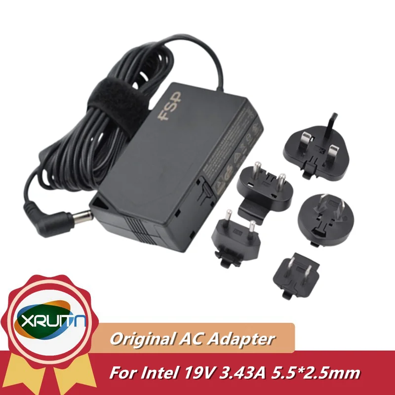 Originale Fsp065-10Aaba Per Intel Nuc Mini Laptop Charger Power Adattatore Ca Alimentatore Originale Fsp 19V 3.43A
