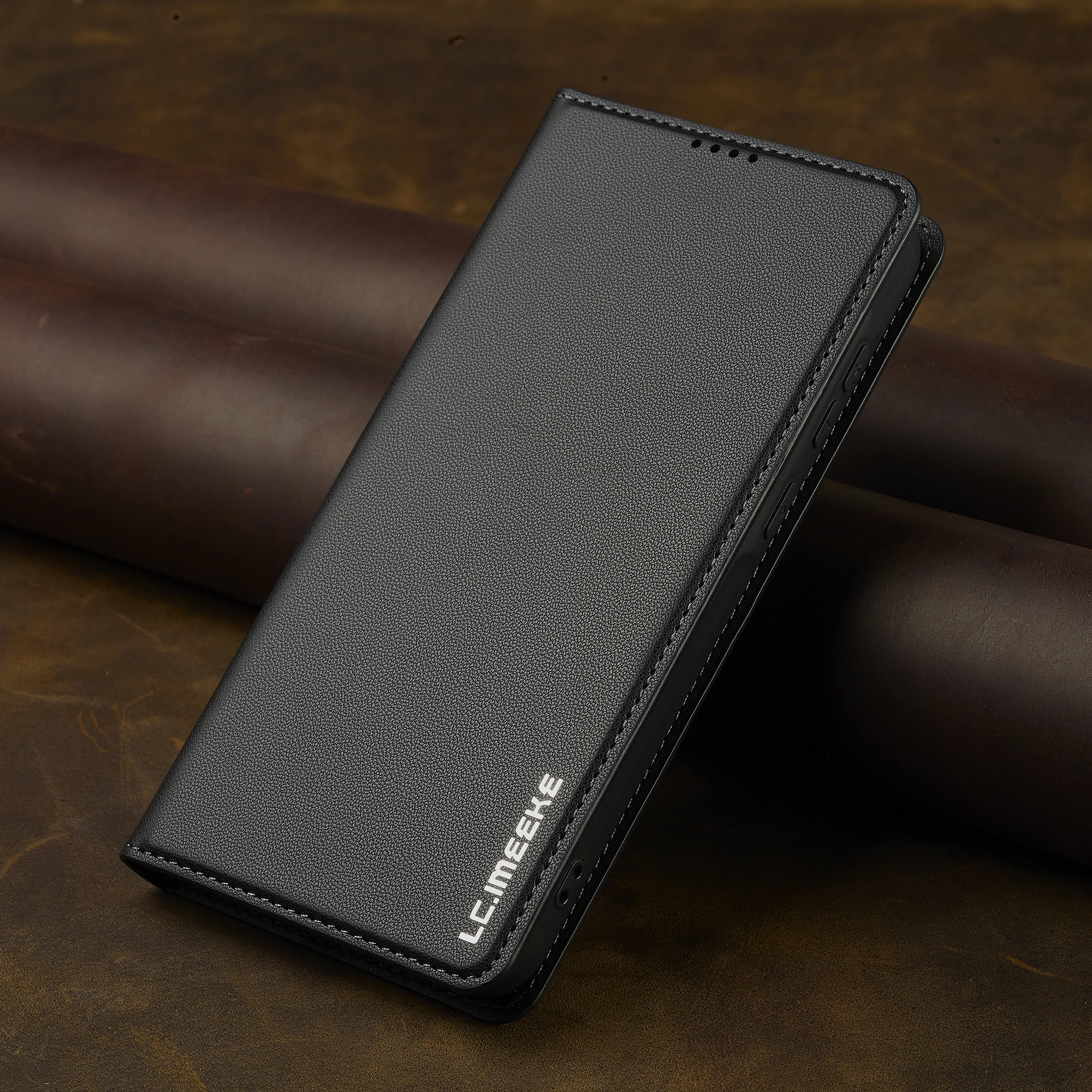 Premium Business Flip Leather Magnetic Phone Wallet Cover