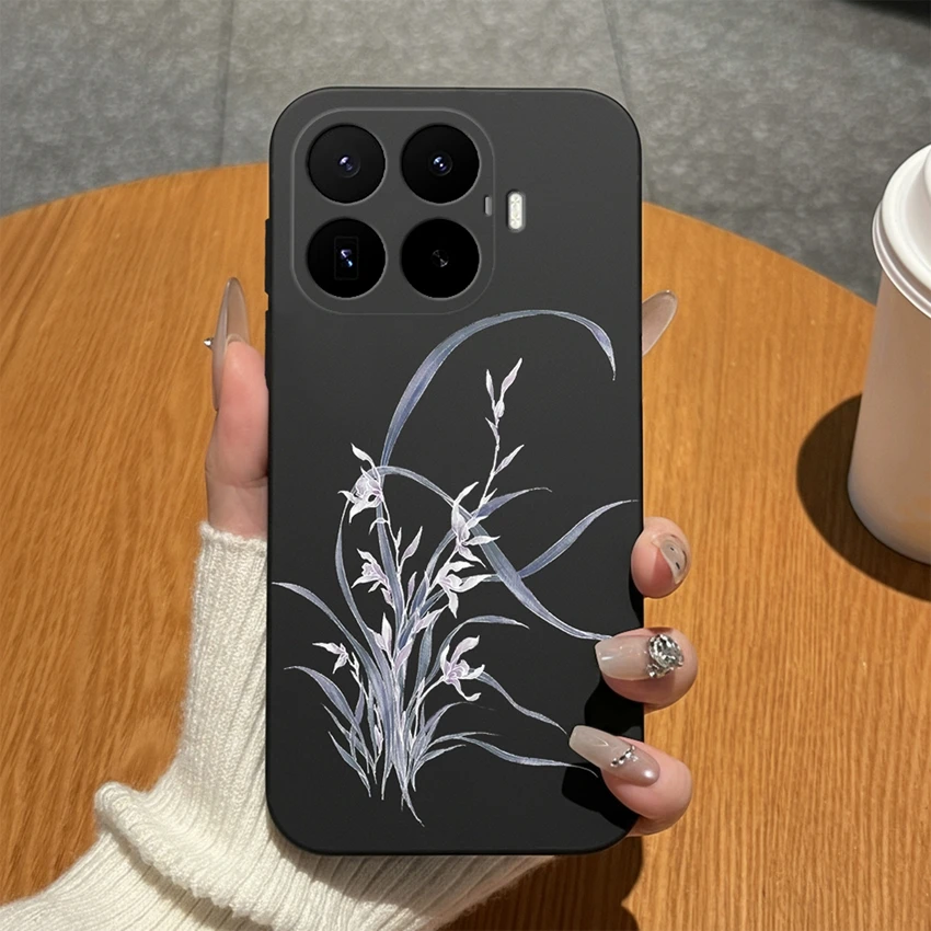 Abstract Art Print Matte Silicone Scratch-Resistant Phone Case - Lightweight Coque