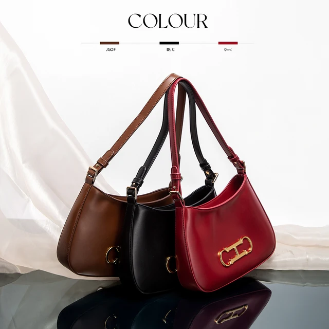 Fashion Classic Women's New Shoulder Bag Solid Color Retro Style Party Date Women's Shoulder Bag 1
