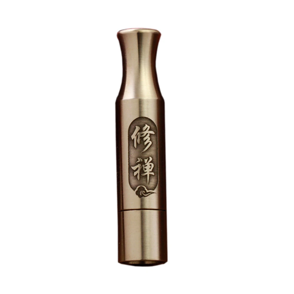 Metal Brass Cigarette Holder Recycle Filter Cleaning Mouthpiece 7.6mm 5.2mm Cigarette