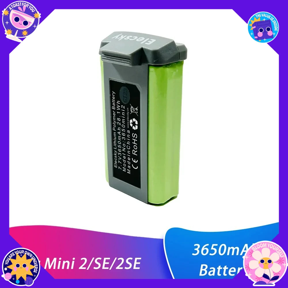 Batterie Drone DJI Mini 2/SE/2SE 3650mAh Rechargeable