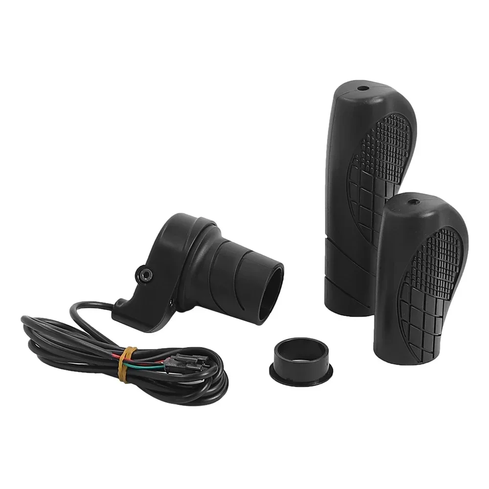 Electric Bike Throttle Electric Bicycle Left/Right Handle E-Bike E-Scooter 76X Throttle WP/SM Connector 36V 48V 72V Half Handle Twist Throttle