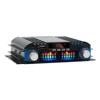 1800W Peak Power HiFi Sound Amplifier Digital 4 Channel Audio Amplifier Bluetooth Karaoke Player FM Radio Support Remote Control 6