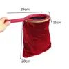 1pc Twisty Velvet Fabric Change Bag Pull Flower Make Things Appear Disappear Close Up Magic Tricks Toys for Children 6