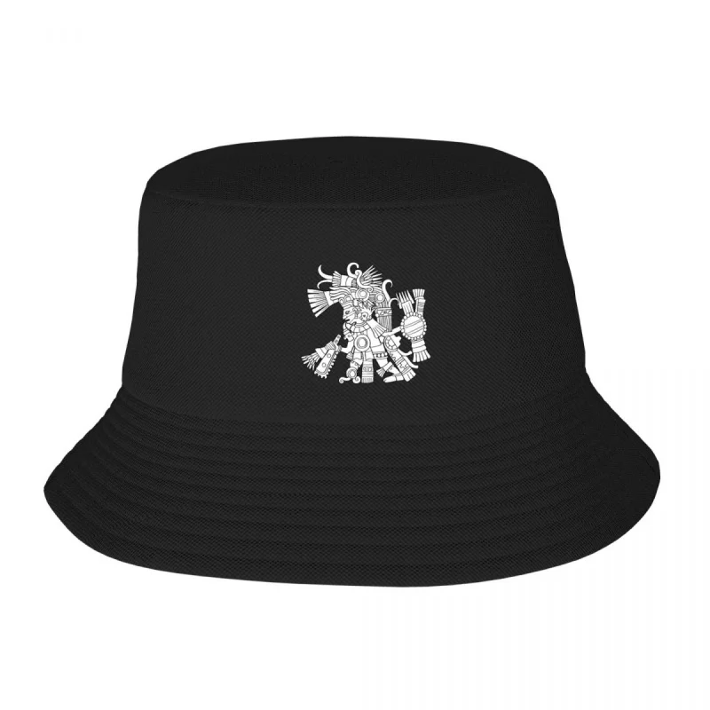 

Tezcatlipoca Aztec God Nahuatl Mayan Inca Toltec Adult Fisherman's Hat Bob Bucket Hats Men Women Caps fisherman Hat Girl Boy Hat