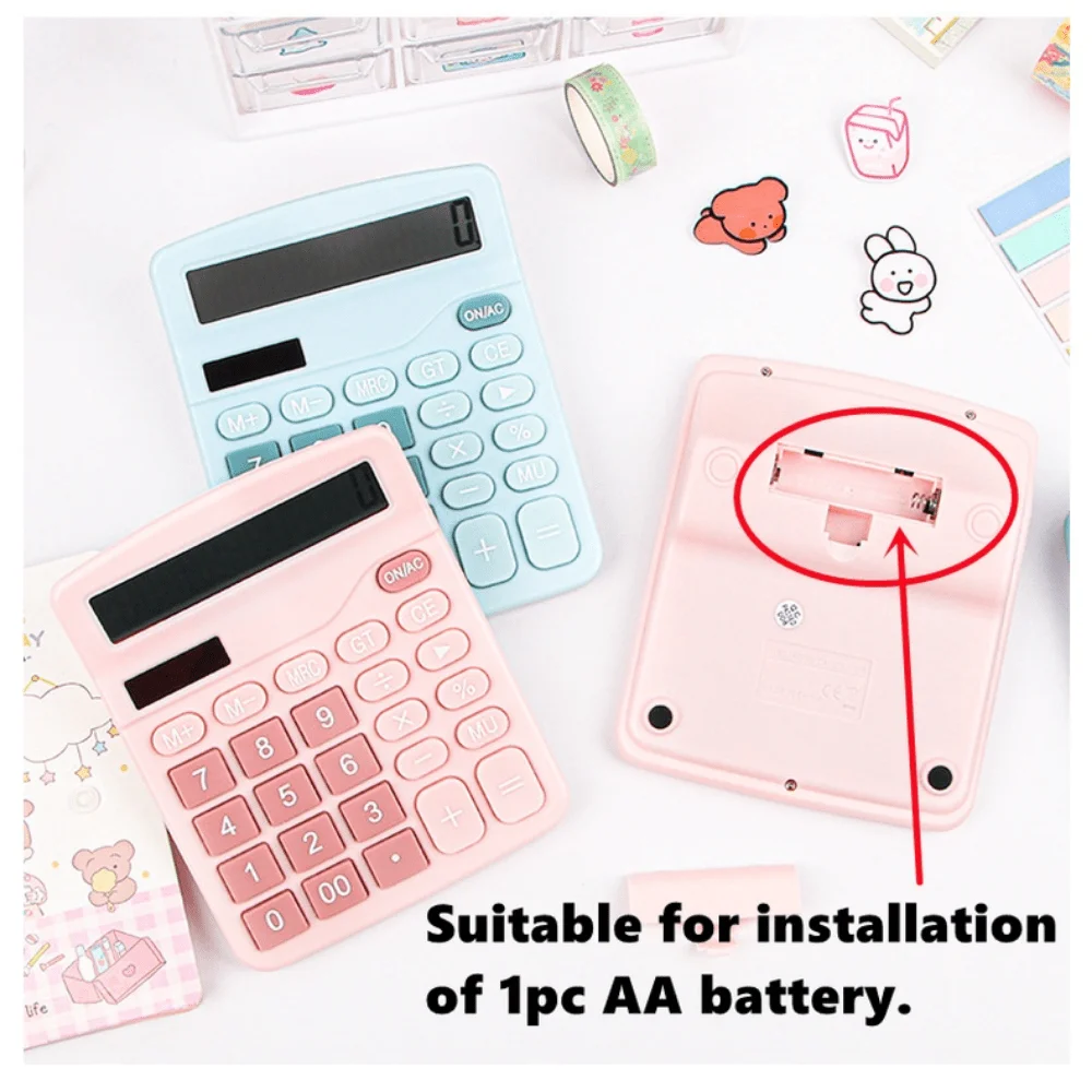 Scientific Calculator 1Pcs Solar Scientific Calculator Desktop Financial Office Computer Calculators Large Display Office Calculators Cute