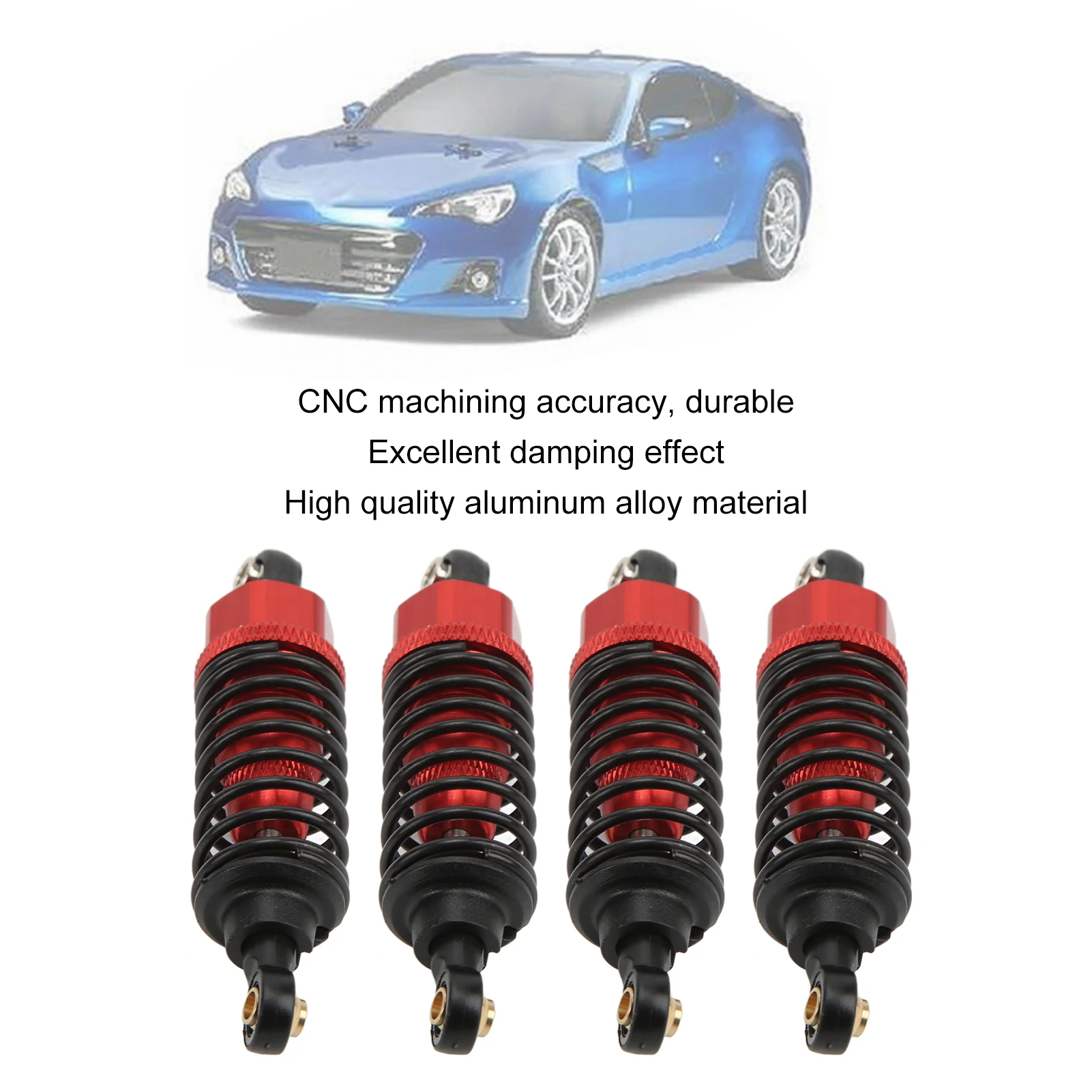 4pcs RC Damper RC Shock Absorber RC Shock Absorber RC Shock Damper Replacement for TAMIYA ‑01 ‑02 TA05 TL‑01 TA03 MF‑01X