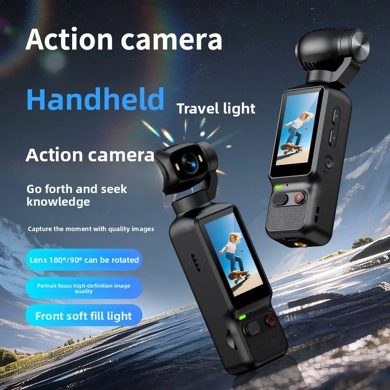 LK032 휴대용 스포츠 카메라 자동 초점 야외용 고화질 4K 디지털 카메라