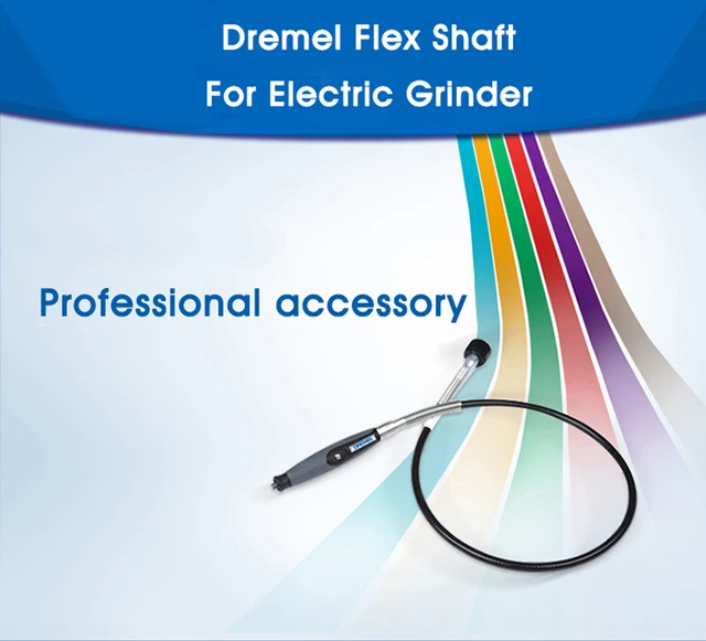 Dremel 225-01 36 Flex-Shaft Attachment Rotary Tool Attachment with Comfort  Grip For Electric Grinders 300 3000 400 4000 398 395 - AliExpress