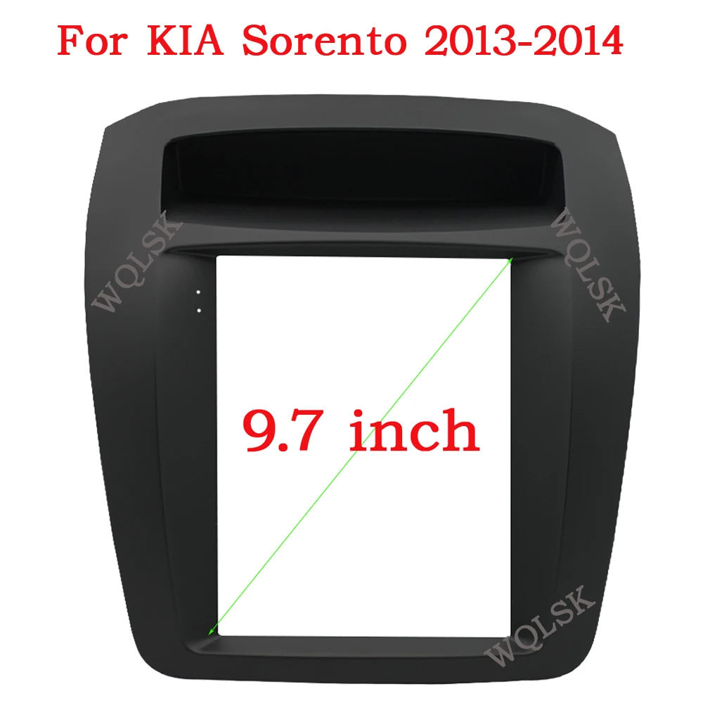 Wqlsk 9.7 Inch Fasxia Car Audio Frame For Kia Sorento 20132014 Car
